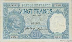 20 Francs BAYARD FRANCE 1918 F.11.03a TTB