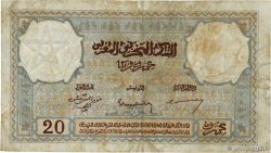 20 Francs MAROC 1945 P.18b TB
