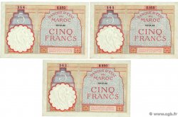 5 Francs Lot MAROC 1941 P.23Ab
