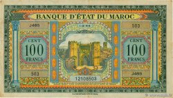 100 Francs MAROC 1944 P.27 TTB
