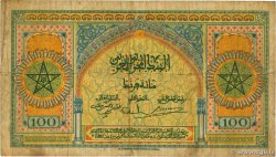 100 Francs MAROC 1943 P.27 TB