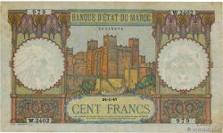 100 Francs MAROC 1947 P.20