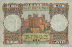 100 Francs MAROC 1952 P.45 TTB