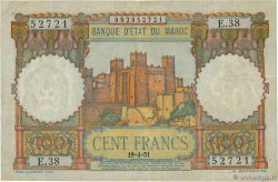 100 Francs MAROC 1951 P.45 pr.TTB