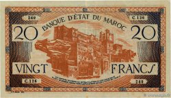 20 Francs MAROC 1943 P.39 SUP+