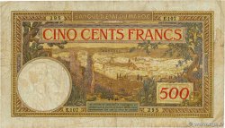 500 Francs MAROC 1946 P.15b TB
