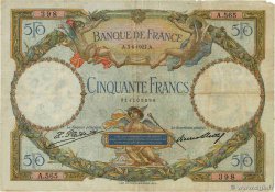 50 Francs LUC OLIVIER MERSON FRANCE 1927 F.15.01 pr.TB