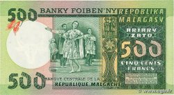 500 Francs - 100 Ariary MADAGASCAR 1974 P.064a SUP+