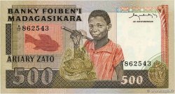 500 Francs - 100 Ariary MADAGASCAR 1983 P.067a NEUF