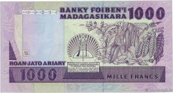 1000 Francs - 200 Ariary MADAGASCAR 1988 P.072b SPL