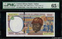 5000 Francs type 1994L GABON 2000 A.252Lf UNC