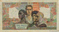 5000 Francs EMPIRE FRANÇAIS FRANCE 1945 F.47.40 TTB+