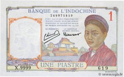 1 Piastre Numéro spécial INDOCINA FRANCESE 1949 P.054e