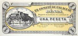 1 Peseta ESPAGNE Denia 1936 P.-