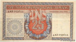 25 Gulden PAYS-BAS 1949 P.084 TTB