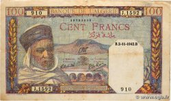 100 Francs ALGÉRIE 1942 P.088 TB