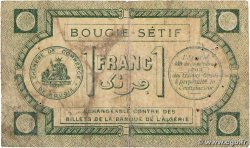 1 Franc ALGÉRIE Bougie - Sétif 1915 JP.139.02 B+