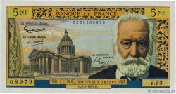 5 Nouveaux Francs VICTOR HUGO FRANCIA 1962 F.56.12 AU+
