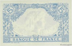 5 Francs BLEU FRANCE 1915 F.02.29 XF
