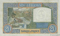 20 Francs TRAVAIL ET SCIENCE FRANCE 1941 F.12.14 XF-