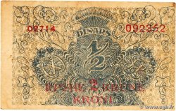 2 Kronen sur 1/2 Dinar YOUGOSLAVIE 1919 P.014a TB