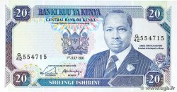 20 Shillings KENYA 1990 P.25c SPL+