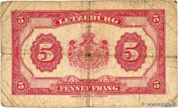 5 Francs LUXEMBOURG 1944 P.43b B