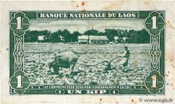1 Kip LAOS 1957 P.01a F