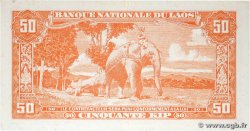 50 Kip LAOS 1957 P.05b VF+