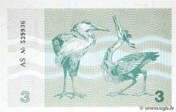 3 Talonas LITHUANIA 1991 P.33b UNC