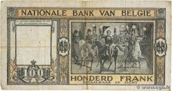 100 Francs BELGIUM 1948 P.126 VG