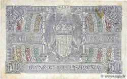 50 Pesetas SPAIN 1940 P.117 F-