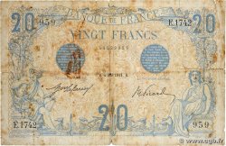 20 Francs BLEU FRANCE 1912 F.10.02