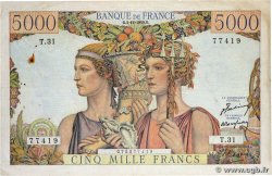 5000 Francs TERRE ET MER FRANCE 1949 F.48.02