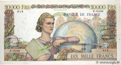 10000 Francs GÉNIE FRANÇAIS FRANCE 1956 F.50.78