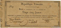 25 Francs Bon au Porteur FRANCE 1798 Laf.215 VF+