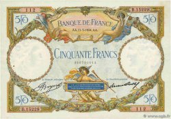 50 Francs LUC OLIVIER MERSON type modifié FRANKREICH 1934 F.16.05 VZ+