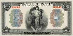 100 Francs type 1918 essai ABNC Épreuve FRANCE 1918 NE.1918.01a SPL