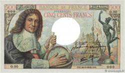 500 Francs COLBERT Épreuve FRANCE 1943 F.33.00 NE.1943.02 pr.NEUF