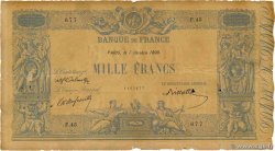 1000 Francs BLEU ET ROSE FRANCE 1890 F.36.02 B+