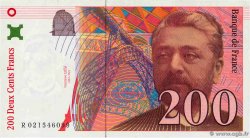 200 Francs EIFFEL Sans STRAP Fauté FRANCIA 1996 F.75f4.02 FDC