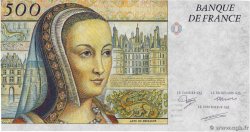 500 Francs RENAISSANCE / ANNE DE BRETAGNE Épreuve FRANCIA 1987 NE.1987.04 FDC