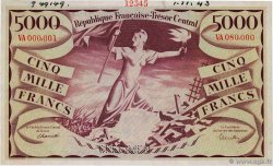 5000 Francs LIBERTÉ Spécimen FRANCE 1943 VF.08.00Sp1 SPL