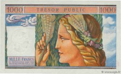 1000 Francs TRÉSOR PUBLIC Spécimen FRANCE 1955 VF.35.00S UNC