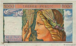 10NF sur 1000 Francs TRÉSOR PUBLIC FRANCE 1960 VF.38.01 XF-