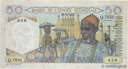 50 Francs AFRIQUE OCCIDENTALE FRANÇAISE (1895-1958) 1954 P.39
