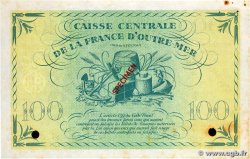 100 Francs Spécimen AFRIQUE ÉQUATORIALE FRANÇAISE Brazzaville 1946 P.18s SUP