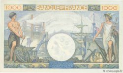 1000 Francs COMMERCE ET INDUSTRIE FRANKREICH 1940 F.39.02 fVZ
