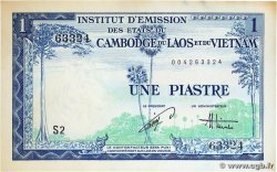 1 Piastre - 1 Dong INDOCHINE FRANÇAISE 1954 P.105 SUP