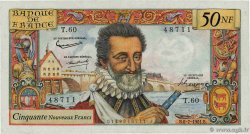 50 Nouveaux Francs HENRI IV FRANCE 1961 F.58.06 VF+